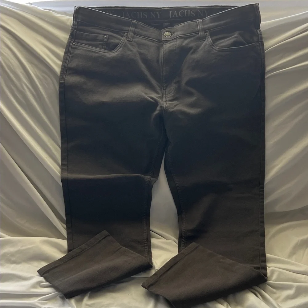 Jachs Men's Dark Gray Slim Jeans - Picture 1 of 6